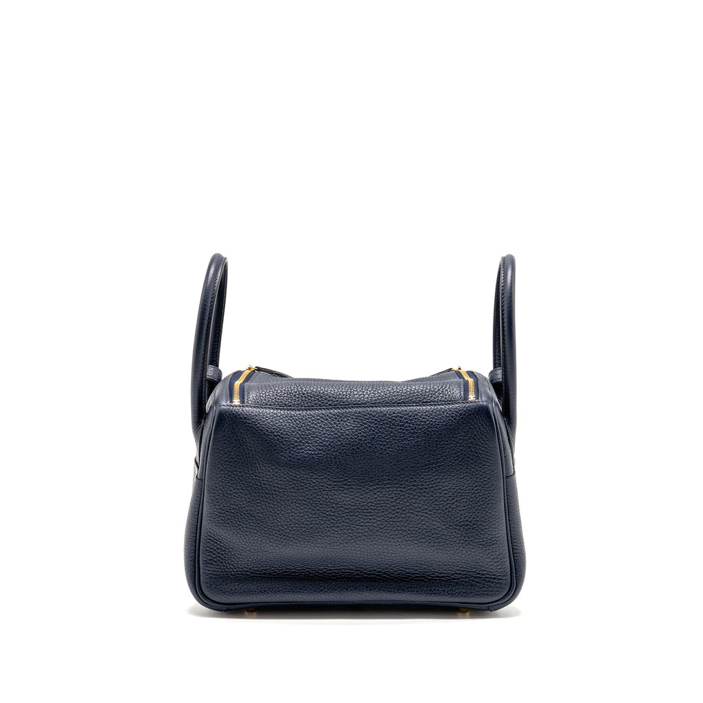 Hermes Lindy 26 Clemence Blue Nuit GHW