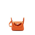 Hermes Mini Lindy Clemence 9J Feu SHW