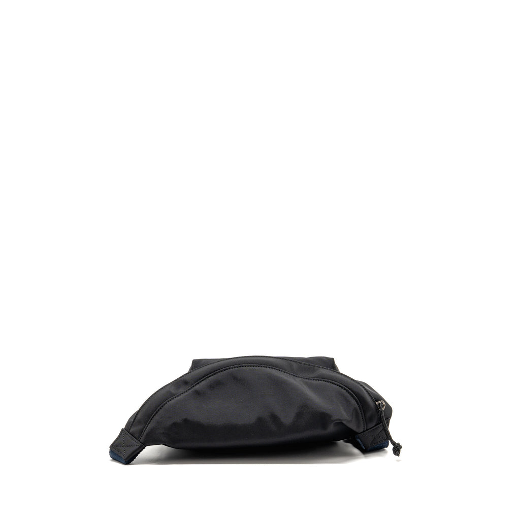 Balenciaga Wheel Belt Bag Nylon Black/Navy SHW