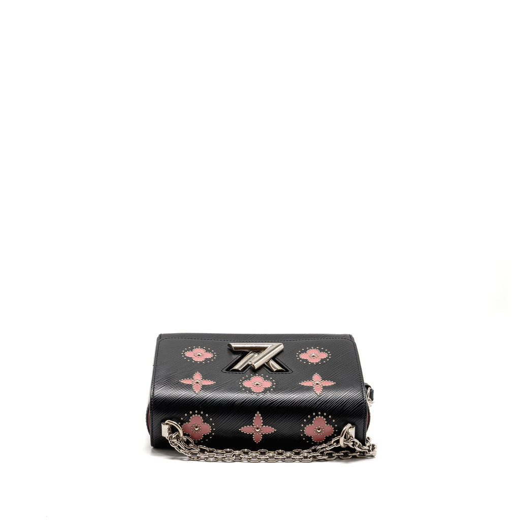 Louis Vuitton Twist MM Limited Edition Flowers Epi Leather Black SHW
