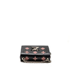 Louis Vuitton Twist MM Limited Edition Flowers Epi Leather Black SHW