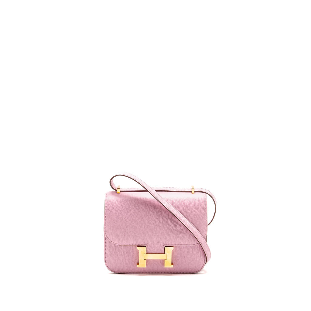 Hermes Mini Constance Epsom X9 Mauve Sylvestre RGHW