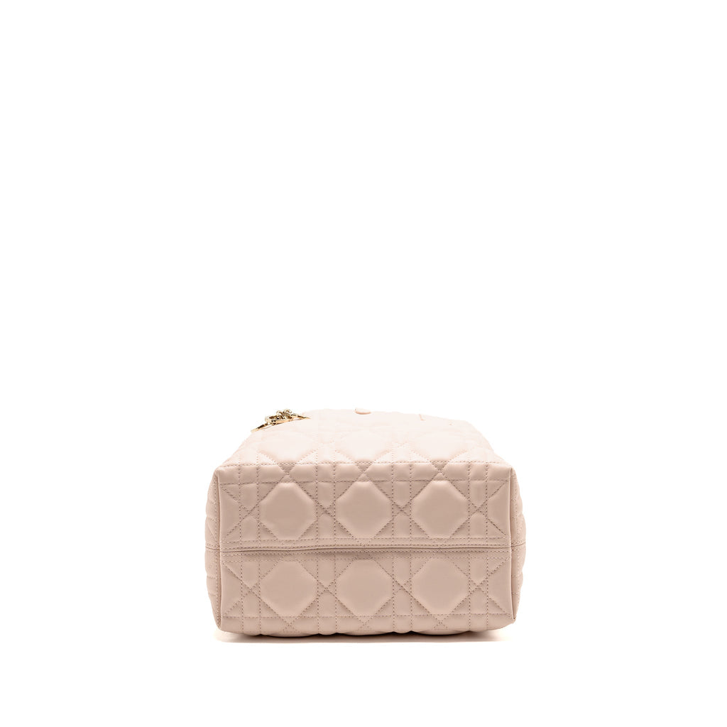 Dior Small Dior Toujours Bag Macrocannage Calfskin Rose Poudre LGHW