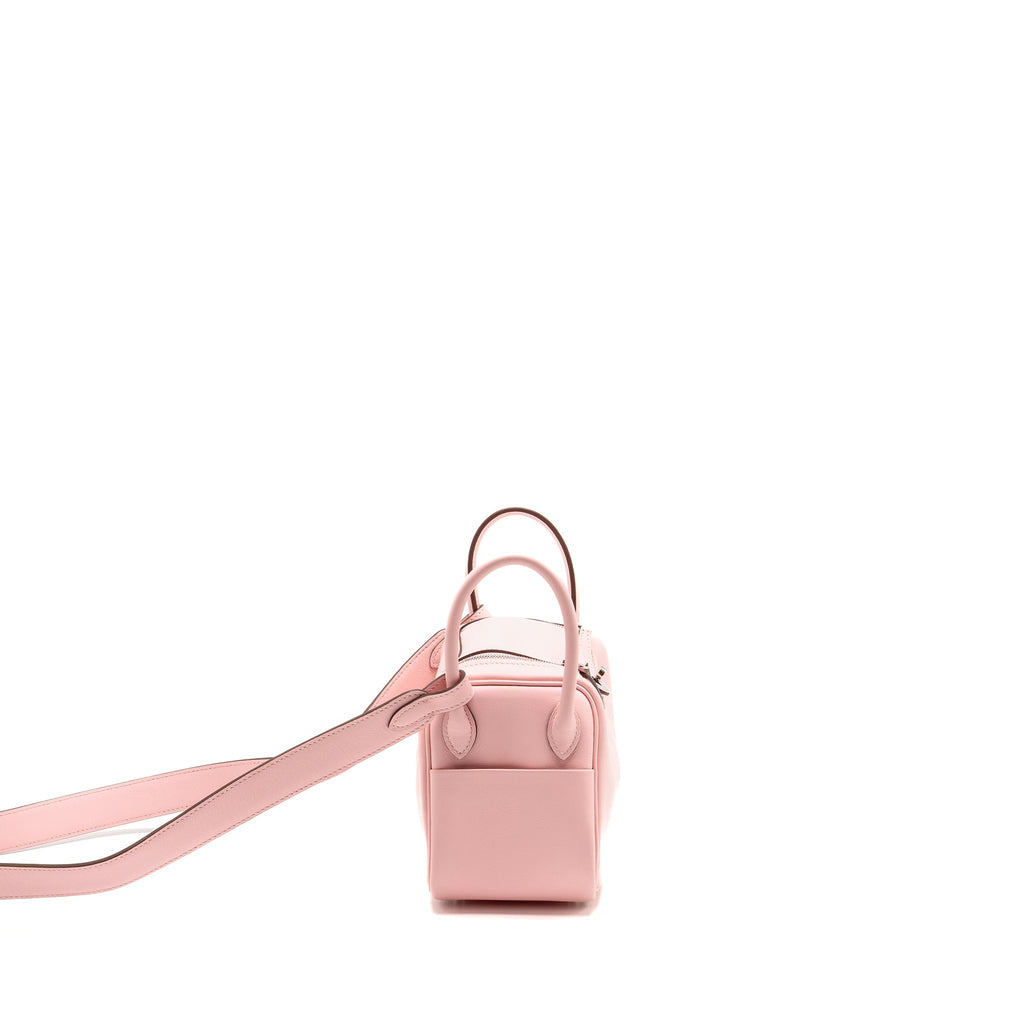 Hermes Mini Lindy Swift 3Q Rose Sakura SHW