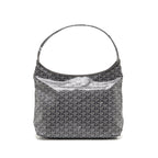 Goyard Hobo Boheme PM Goyard Lucky Clover Goyardine Canvas/Chevroches Calfskin Grey/Light Pink SHW