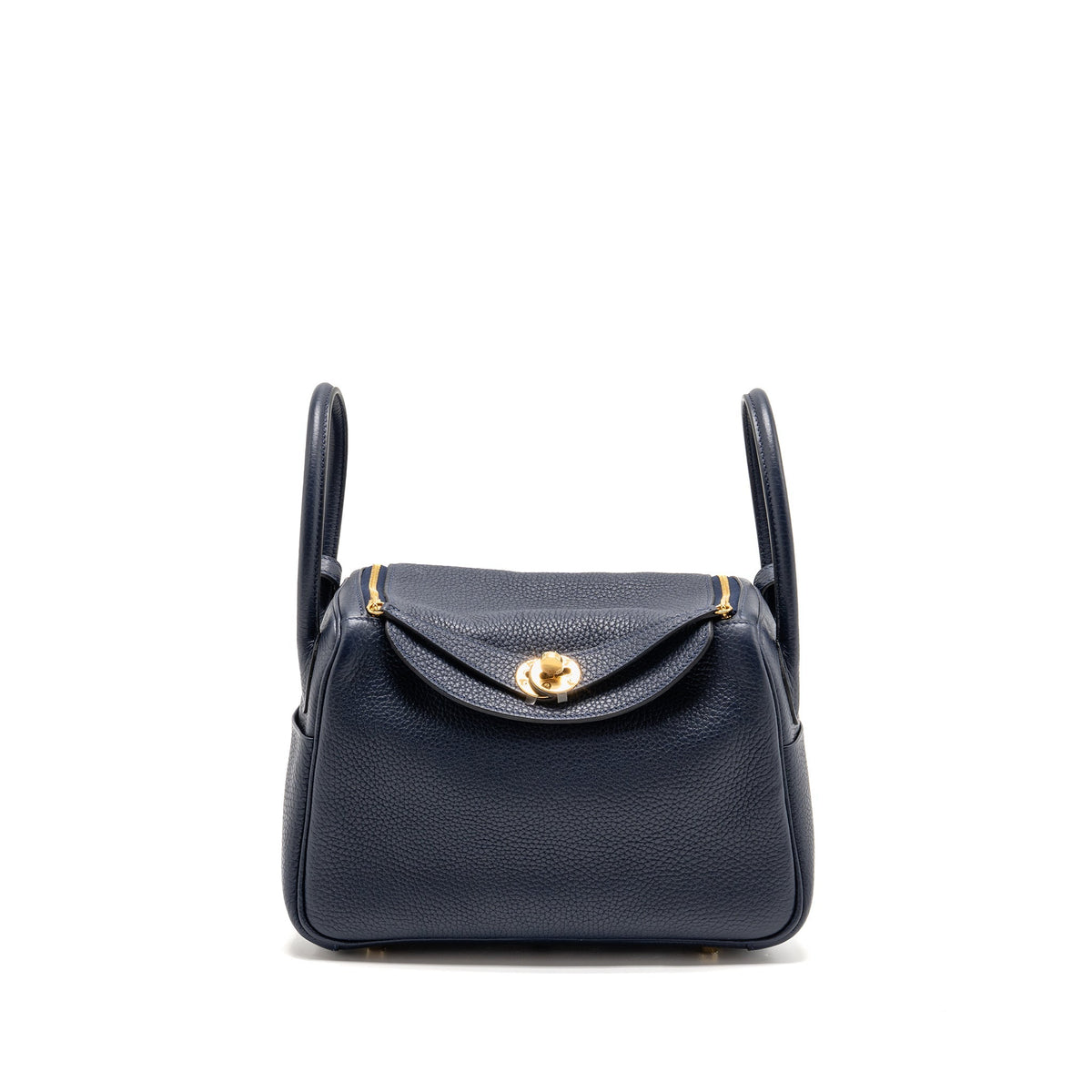 Hermes Lindy 26 Clemence Blue Nuit GHW