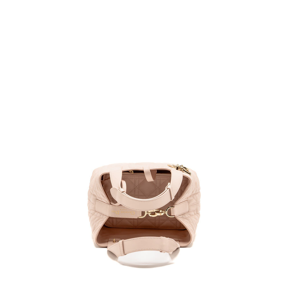 Dior Small Dior Toujours Bag Macrocannage Calfskin Rose Poudre LGHW