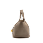 HERMES PICOTIN 22 LOCK BAG CLEMENCE ETOUPE GHW