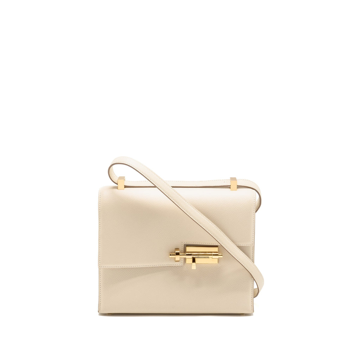 Hermes Verrou 23 Epsom Craie LGHW