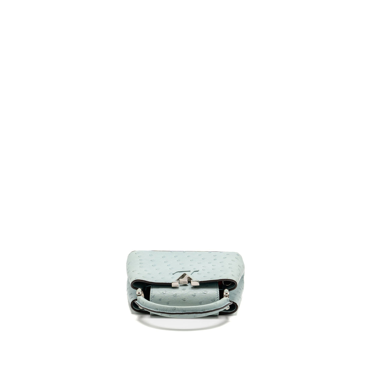 Louis Vuitton Mini Capucines Ostrich Light Blue SHW
