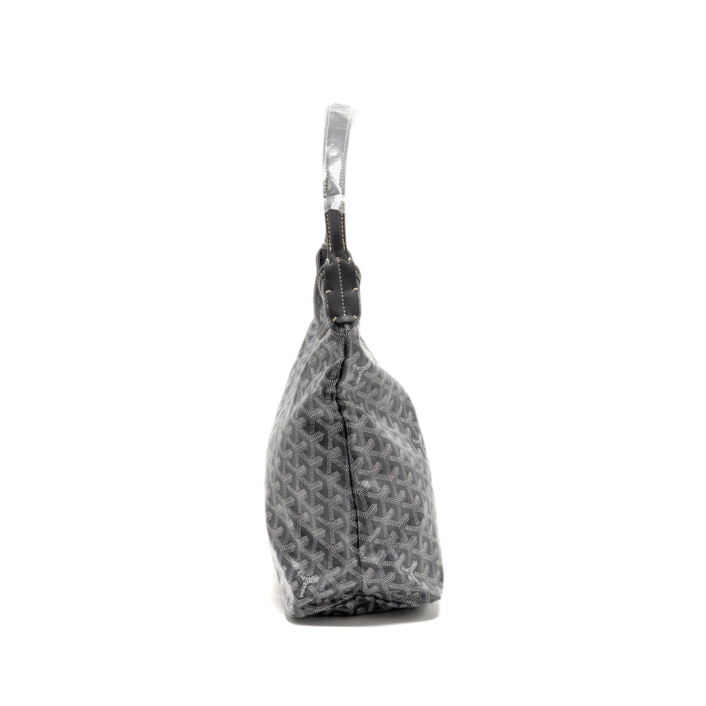 Goyard Hobo Boheme PM Goyard Lucky Clover Goyardine Canvas/Chevroches Calfskin Grey/Light Pink SHW
