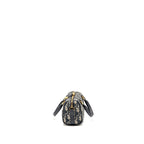 DIOR GROOVE 17 BAG NANO BLUE OBLIQUE CANVAS GHW