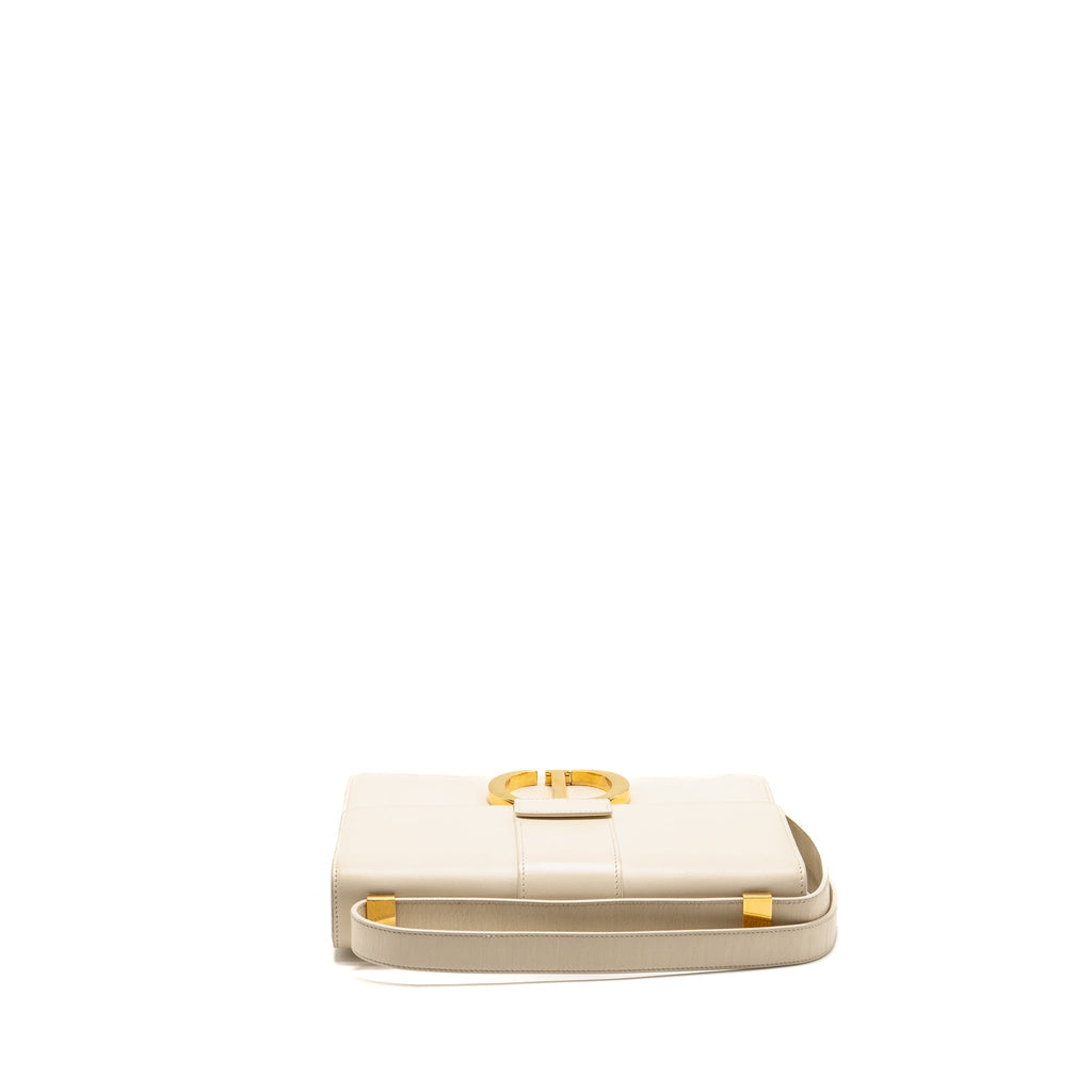Dior Medium Montaigne 30 Bag Calfskin WhIte GHW