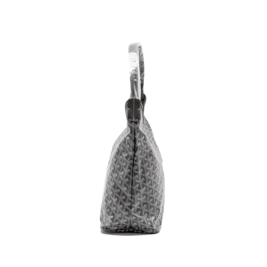 Goyard Hobo Boheme PM Goyard Lucky Clover Goyardine Canvas/Chevroches Calfskin Grey/Light Pink SHW