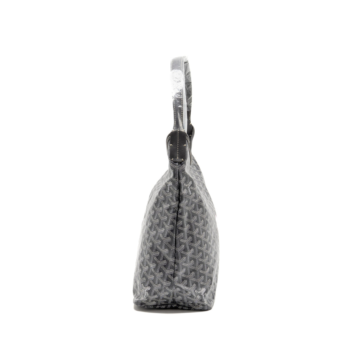 Goyard Hobo Boheme PM Goyard Lucky Clover Goyardine Canvas/Chevroches Calfskin Grey/Light Pink SHW