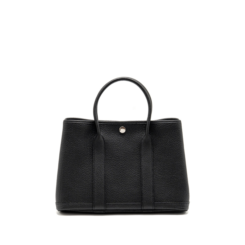 HERMES GARDEN PARTY 30 NEGONDA BLACK SHW