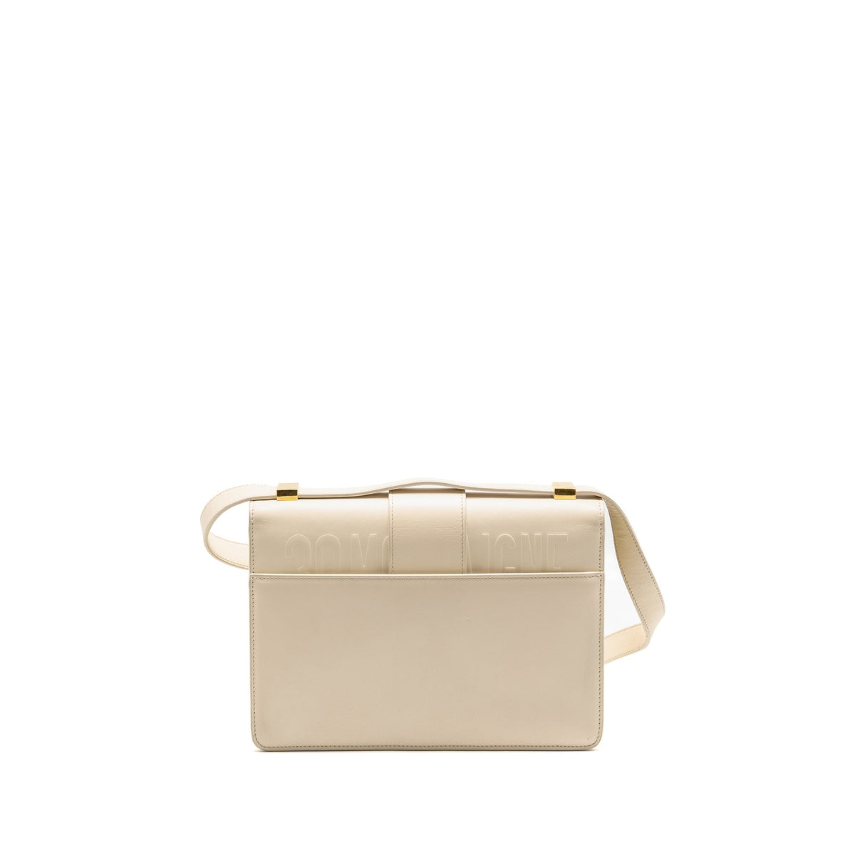 Dior Medium Montaigne 30 Bag Calfskin WhIte GHW