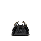 CHANEL MINI 25 BAG CAVIAR BLACK GHW (MICROCHIP)