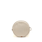 Hermes Sac De Pansage Toile Grooming Bucket Bag Canvas Craie/Gold SHW