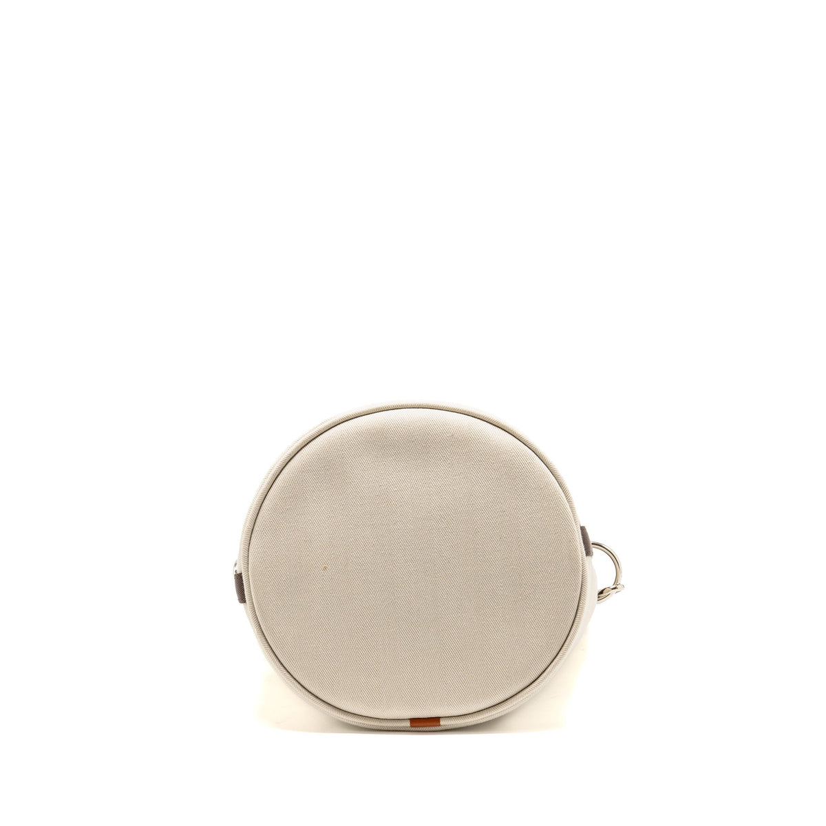 Hermes Sac De Pansage Toile Grooming Bucket Bag Canvas Craie/Gold SHW