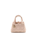 Dior Small Dior Toujours Bag Macrocannage Calfskin Rose Poudre LGHW