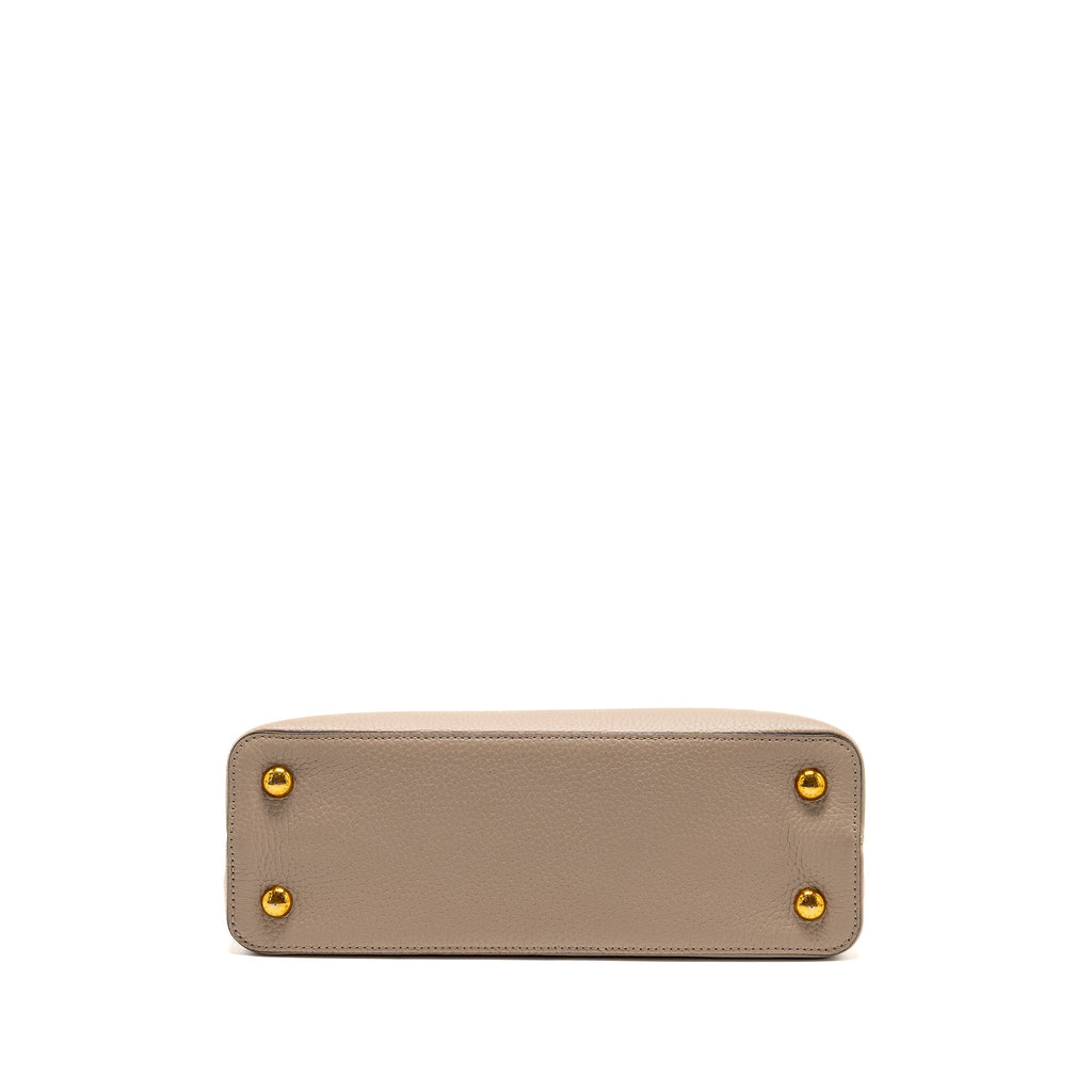 Louis Vuitton Capucines BB Calfskin Grey GHW