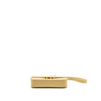 Celine Claude Triomphe Bag Shiny Calfskin Light Yellow GHW