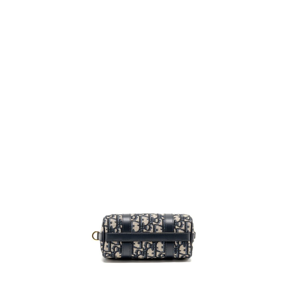 DIOR GROOVE 17 BAG NANO BLUE OBLIQUE CANVAS GHW