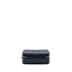 Chanel Medium CC Filigree Vanity Case Caviar Navy GHW