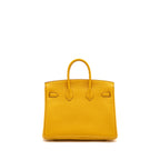 Hermes Birkin 25 Togo 9D Jaune Amber GHW