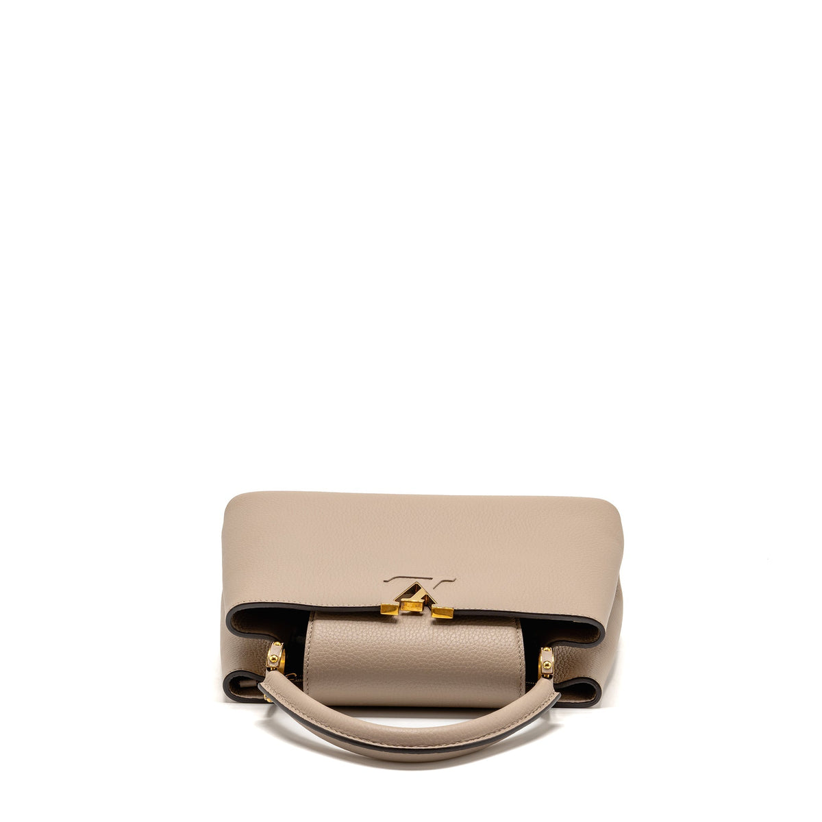 Louis Vuitton Capucines BB Calfskin Grey GHW