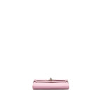 HERMES KELLY LONG WALLET EPSOM MAUVE SYLVESTRE / JAUNE CITRON SHW