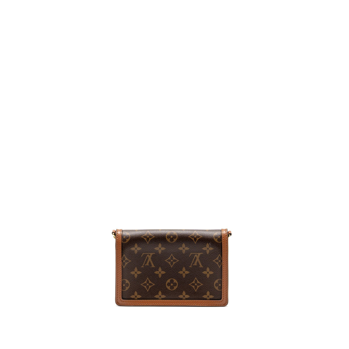 Louis Vuitton Dauphine Chain Wallet Monogram Canvas GHW