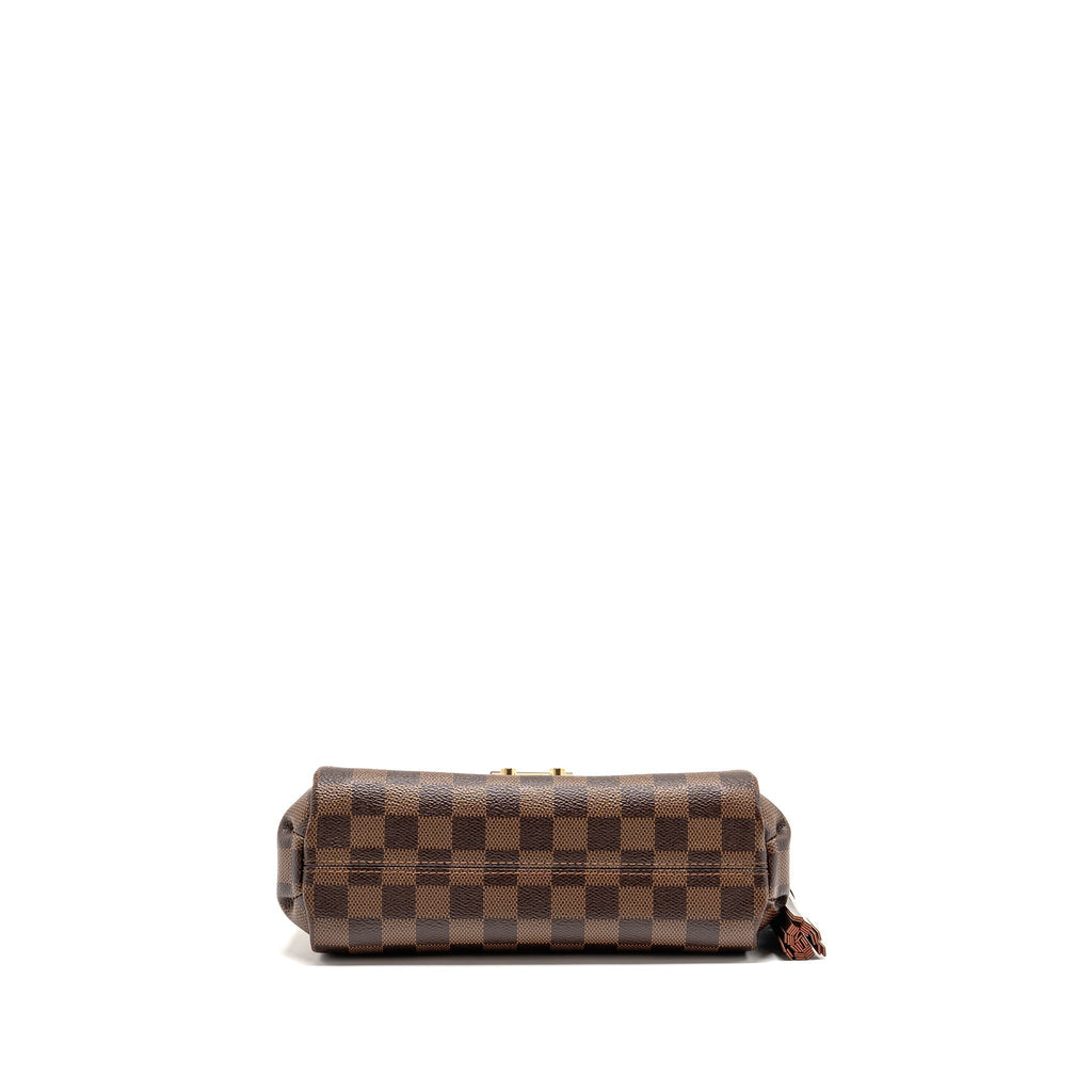 LOUIS VUITTON CROISETTE DAMIER EBENE CANVAS GHW