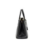PRADA LARGE SAFFIANO TOTE BAG LEATHER BLACK GHW