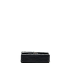 CHANEL MEDIUM CLASSIC DOUBLE FLAP BAG CAVIAR BLACK SHW