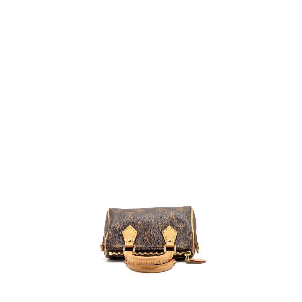 LOUIS VUITTON NANO SPEEDY MONOGRAM CANVAS GHW