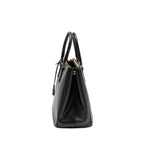 PRADA LARGE SAFFIANO TOTE BAG LEATHER BLACK GHW