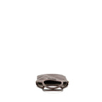 MIU MIU MINI IVY LEATHER BAG DARK BROWN GHW