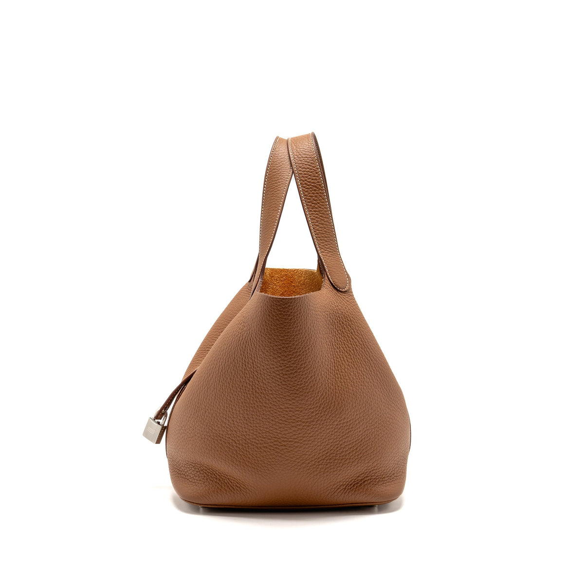 Hermes Picotin 22 Lock Bag Clemence Gold SHW