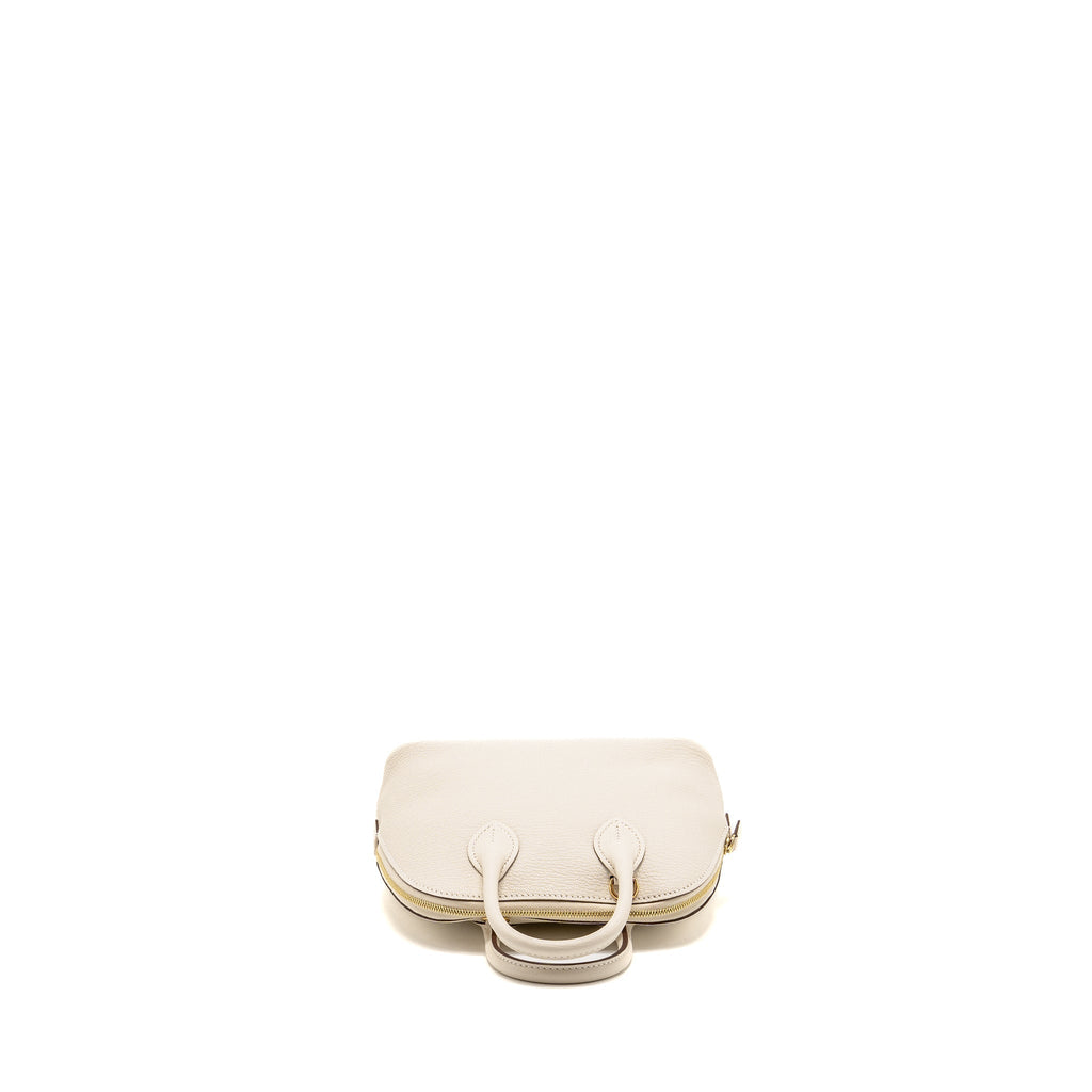 Hermes Mini Bolide Chèvre Mysore Nata GHW