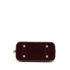 LOUIS VUITTON ALMA PM PATENT LEATHER AMARANTE GHW
