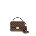 LOUIS VUITTON CROISETTE DAMIER EBENE CANVAS GHW