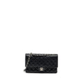 CHANEL MEDIUM CLASSIC DOUBLE FLAP BAG CAVIAR BLACK SHW