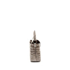 LOUIS VUITTON CAPUCINES MINI HIMALAYAN CROCODILE WHITE SHW