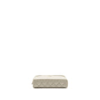 CHANEL CC TOP HANDLE VANITY WITH CHAIN CAVIAR LIGHT GREY LGHW (MICROCHIP)