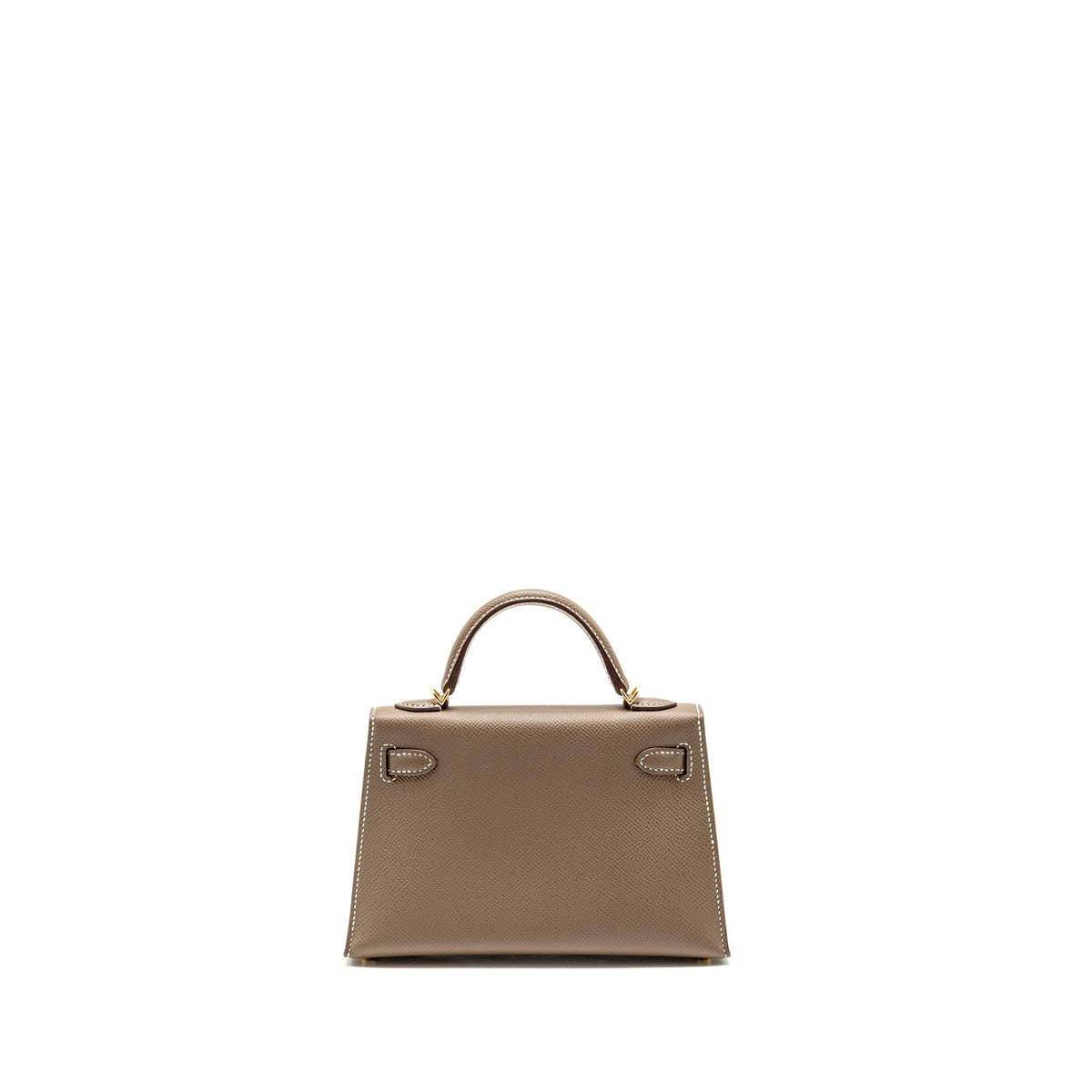 Hermes Mini Kelly Epsom Etoupe GHW