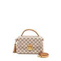 LOUIS VUITTON CROISETTE DAMIER AZUR CANVAS GHW