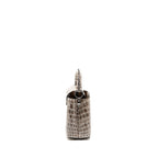 LOUIS VUITTON CAPUCINES MINI HIMALAYAN CROCODILE WHITE SHW