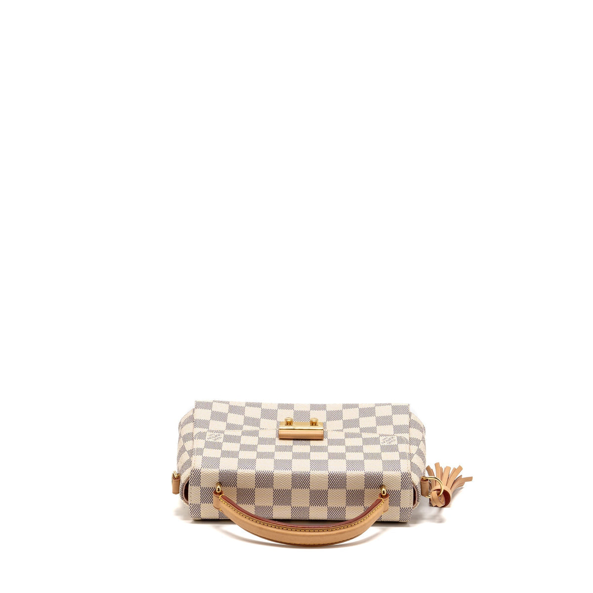 LOUIS VUITTON CROISETTE DAMIER AZUR CANVAS GHW